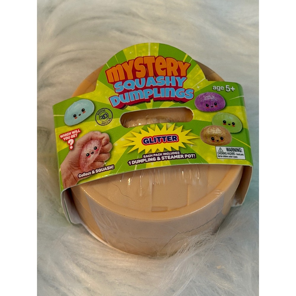 Royal Deluxe Mystery Squashy Dumplings Glitter Blind Pack Steamer Pot TY81068